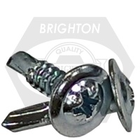 Picture of Brighton Best 636180 1/4"-20X2-3/4" Flat Head Phil,Reamer Csd Proferred Self Drilling Screws, Zinc Cr+3